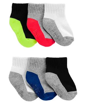 Carter's 6-Pack Elasticated Socks - Multicolour