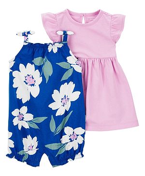 Carters 3-Piece Dress & Romper...