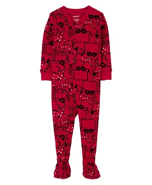 Carter's Footed Sleep Suit - Red