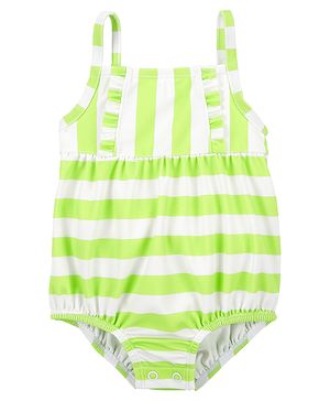 Carters Ruffle Striped 1-Piece...