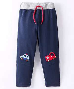 Wonderchild Car Patch Detailed  Pajama - Navy Blue