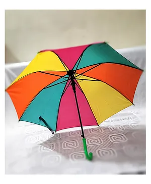 Fingo Brain Rainbow Umbrella Push & Back - Multicolour