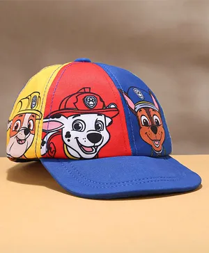 Babyhug Cotton Cap Paw Patrol Print Blue - Diameter 15.5 cm