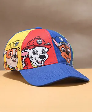 Babyhug Cotton Cap Paw Patrol Print Blue - Diameter 17 cm