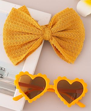 Babyhug Free Size Headband & Sunglasses - Light Orange