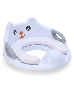 Babyhug Potty Seat With Handle & Backrest - White