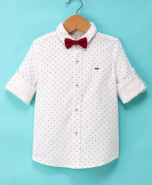 Party Wear, 12-18 Months, White - Shirts Online