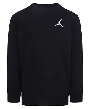 Jordan Essentials Full Sleeves French Terry Crew Jump Man Tee - Black