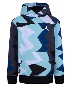 Jordan Full Sleeves Jumpman MJ Flight MVP French Terry  Pullover - Blue