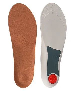 Dr Foot Orthotics for Lower Back Pain Insoles 1 Pair Grey -Large Size