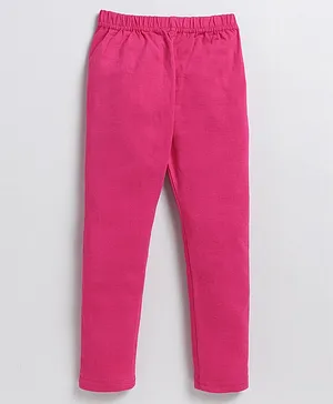 M'andy Solid Lycra Leggings - Magenta Pink