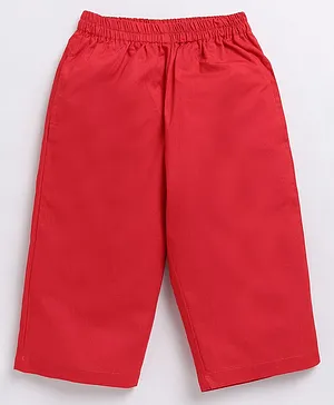M'andy Solid Pajama  - Red