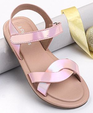 Pine Kids Velcro Closure Sandals - Pink