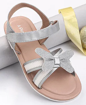 Childrens 2024 silver sandals