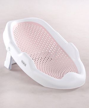 Babyhug Rectangular Bath Support Rack Small Size - Pink
