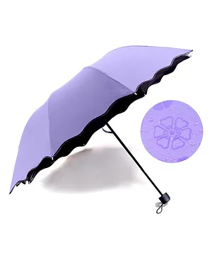 Muren Fancy Magic Umbrella Changing Secret Blossoms Occur With Water Magic-purple(Color May Vary)