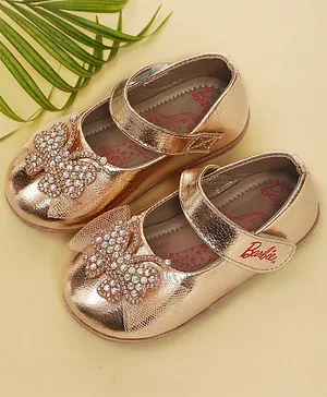 Kidsville Stone Detailed Bow Embellished - Golden