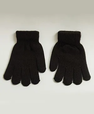 Kid-O-World Solid Uniform Gloves -  Brown