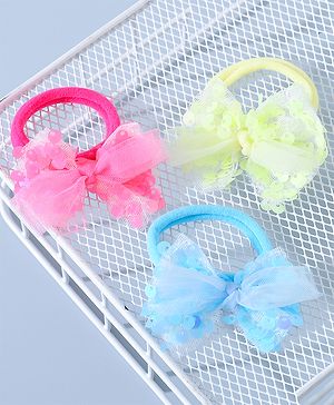 Babyhug Rubber Bands & Scrunchies  Free Size Set of 3 - Multicolor