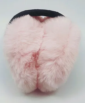 Kid-O-World Fur Detailed Folding Earmuffs - Light Pink