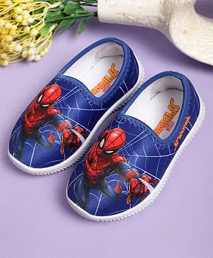 Kidsville Marvel Avengers Super Heroes Featuring Spiderman Printed Shoes - Blue