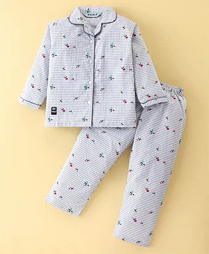 Pyjama Sets Checks Boys Cotton Nightwear Online Buy Baby