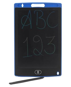 Babyhug LCD Writing Tablet -Blue | High-Quality Multicolor LCD Screen | Doodling & Early Learning | Promotes Eye-Hand Coordination, Motor And Emotional Growth | BIS Certified