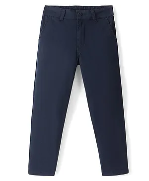 Pine Kids Full Length Back Elasticated Waist Trouser - Blue