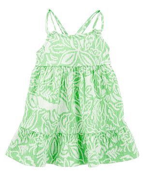 Carters Sleeveless Frock With...