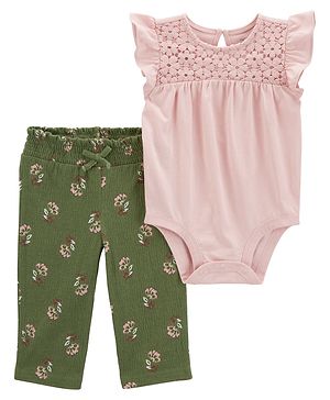 Carters Frill Sleeves Onesie...