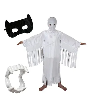 Kaku Fancy Halloween Theme Ghost Costume Set - White
