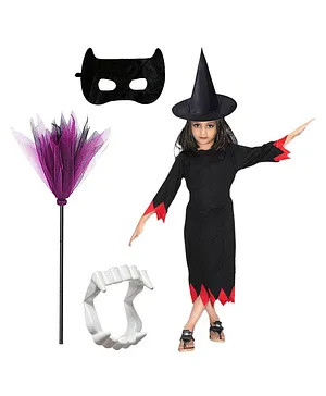 Kaku Fancy Halloween Theme Costume Set -  Black