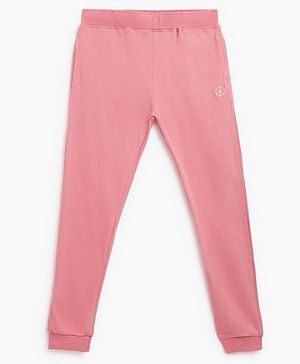 Campana  100% Cotton Jersey Solid Joggers - Peach