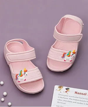 Girls discount rubber sandals