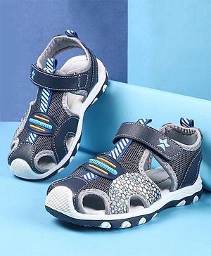 Cute Walk by Babyhug Sandals With Velcro Closure - Navy