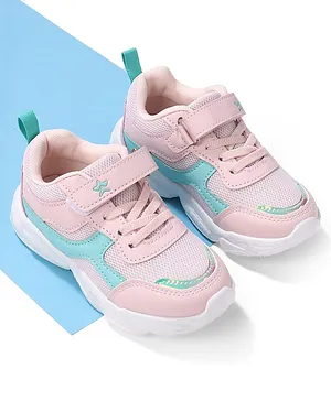 Cute Walk by Babyhug Velcro Closure Sneakers - Pink