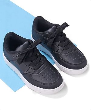 Cute Walk by Babyhug Lace Up Sneaker Shoes - Black