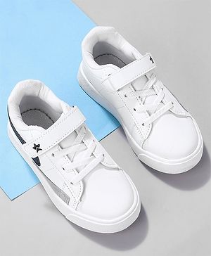 Cute Walk by Babyhug Sneaker Shoes With Velcro Closure - White