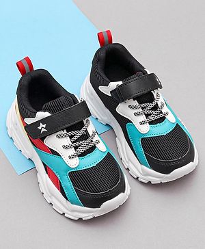 Cute Walk by Babyhug Velcro Closure Sneaker Shoes - Black