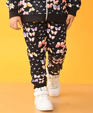 Lounge & Track Pants, Girls, 9-12 Months, Black - Pajamas