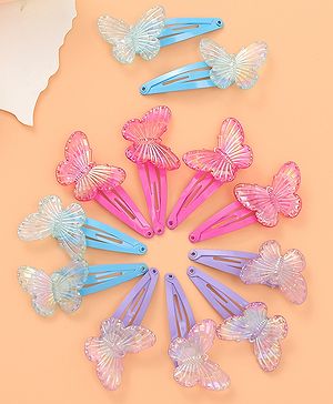 Babyhug Free Size Snap Clips Pack of 12 - Multicolor
