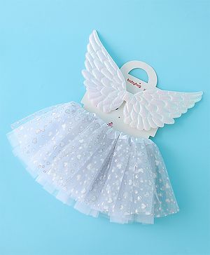 Babyhug Butterfly Wings and Costume Set - White