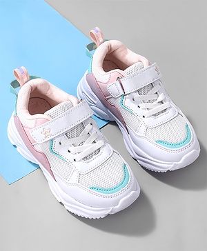Cute Walk by Babyhug Velcro Closure Sneakers - Pink