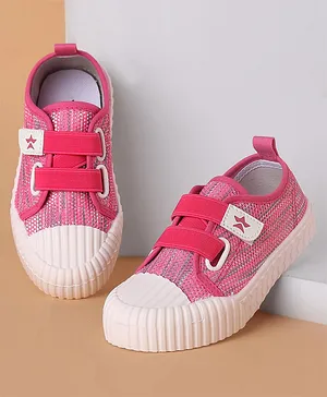 Cute Walk by Babyhug Casual Shoes With Velcro Closure - Pink