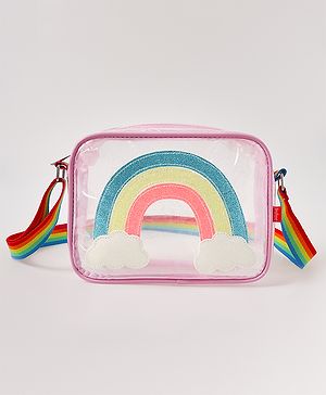 Babyhug Sling Bag with Rainbow Design Free Size - Multicolor