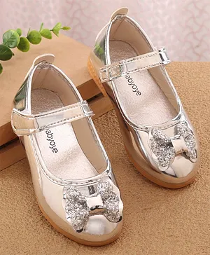 Silver baby online sandals