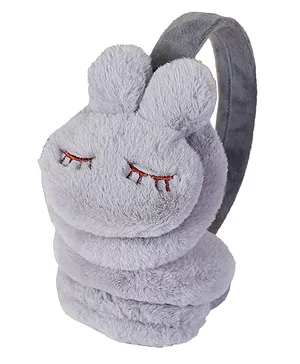 SYGA Children's Cute Grey Rabbit Style Winter Cold Protection Soft Earmuffs Free Size