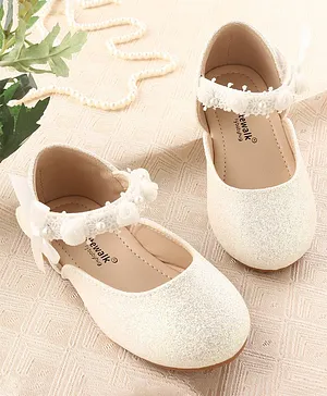 White flower girl online shoes