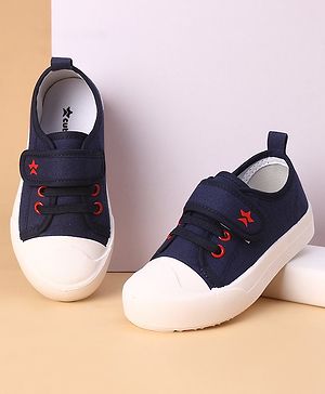 Cute Walk by Babyhug Velcro Closure Casual Shoes - Navy Blue
