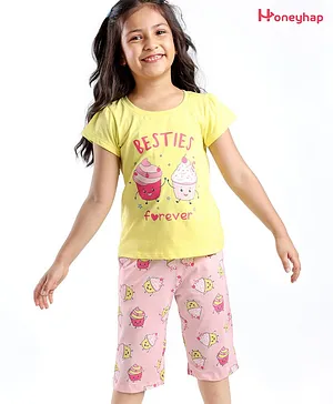 Casual Wear Girls Capri Set Kids Cotton Capri Set, 22-32 at Rs 300/set in  Ahmedabad